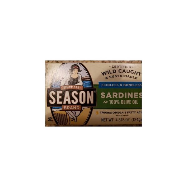 [0070303022160] Springdale Boneless Sardines in 100% Olive Oil Season