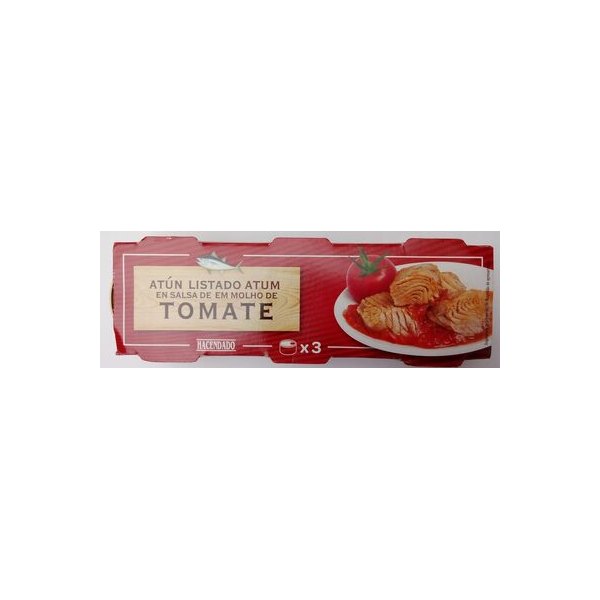 [8480000180377] Atún en salsa de tomate Hacendado