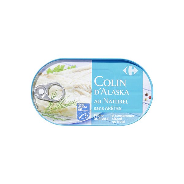 [3560070970926] Colín de alaska al natural sin espinas Carrefour