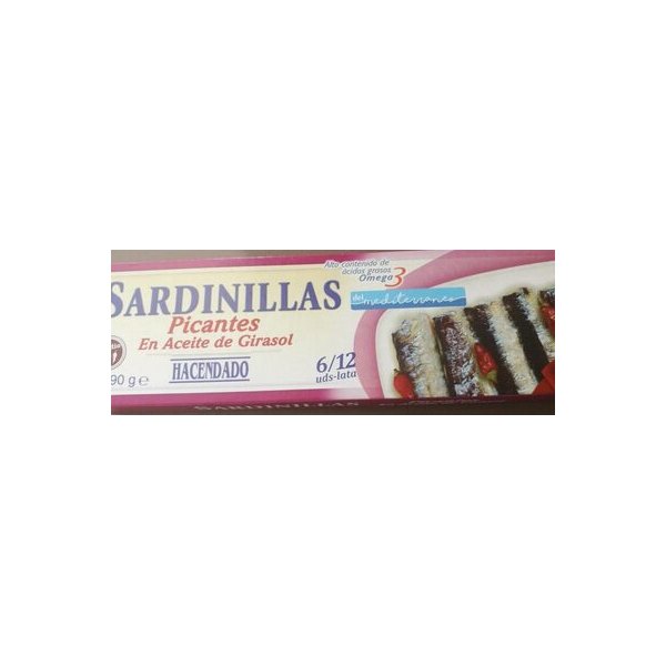 [8480000182128] Sardinillas picantes en aceite de girasol Hacendado