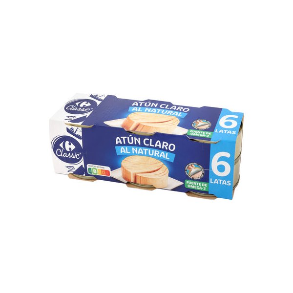 [3560071085872] Atún Claro al natural Carrefour Classic