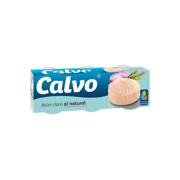[8410090610638] Atún claro al natural Calvo