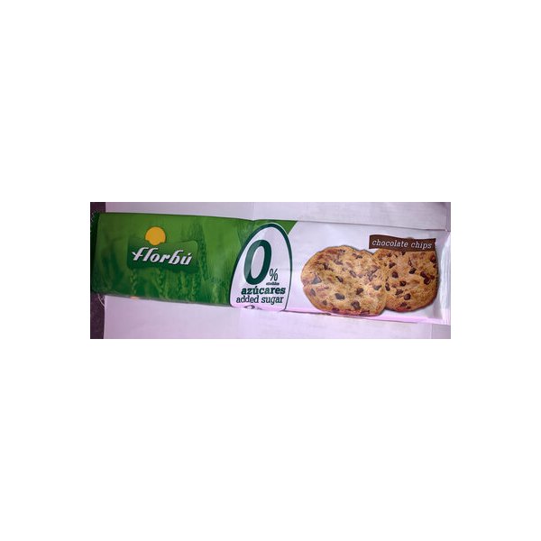[8411414014385] Galleta con pepitas de chocolate con edulcorante Florbú