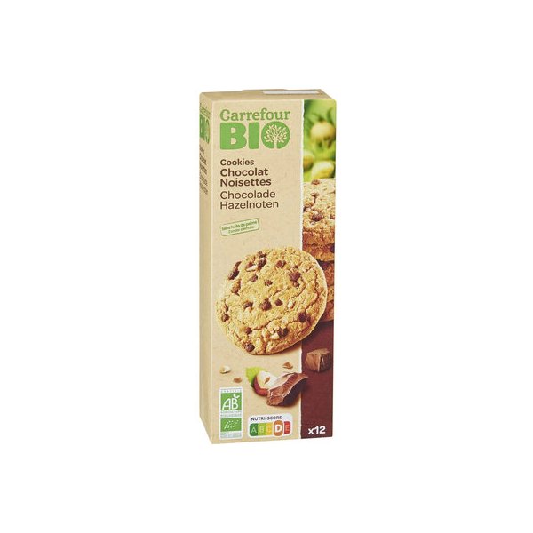 [3270190127871] Bio cookies de chocolate y avellanas Carrefour BIO