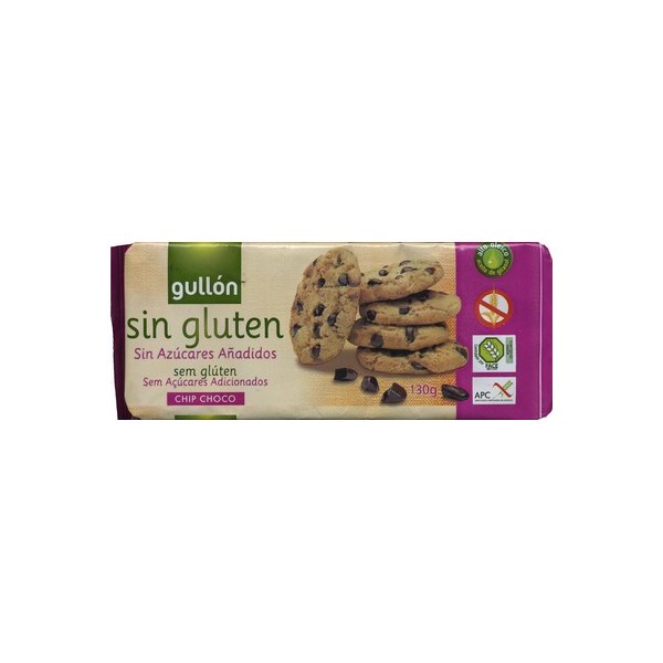 [8410376037883] Galletas Chip Choco Sin Gluten Sin Azúcares Añadidos Galletas Gullon