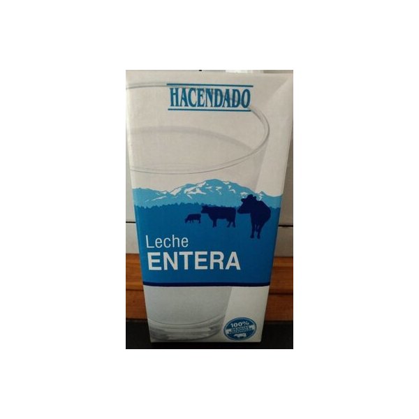 [8480000105622] Leche entera Hacendado