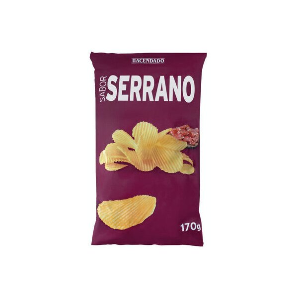 [8480000861450] Patatas fritas sabor serrano Hacendado