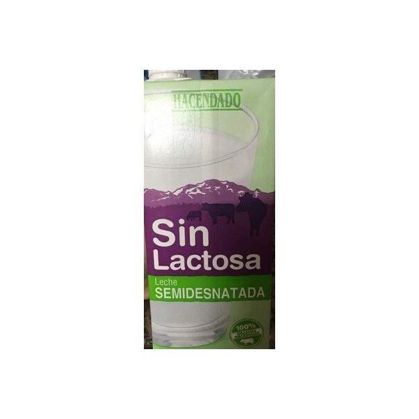 [8480000107220] Leche semidesnatada sin lactosa Hacendado
