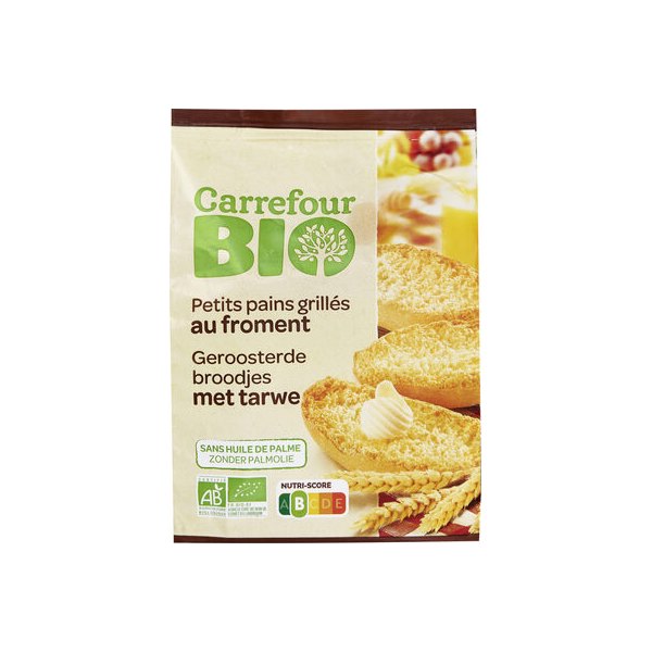 [3560071235840] Panecillos tostados Trigo Carrefour BIO