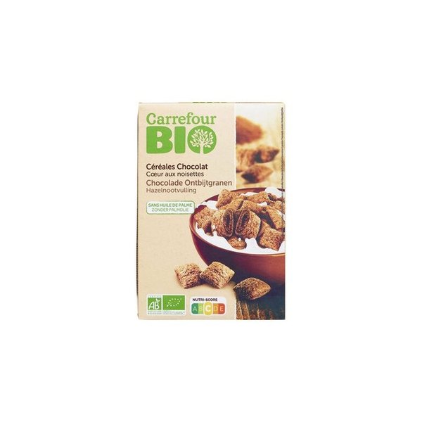 [3560071267063] Cereales Chocolate Corazón de avellanas Carrefour BIO