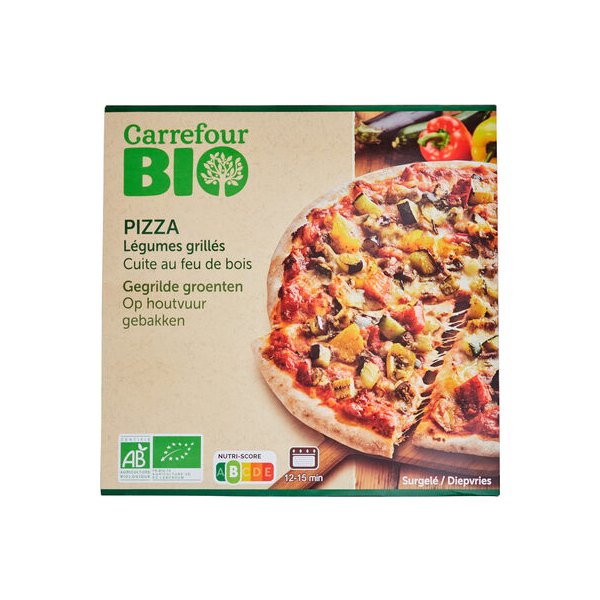 [3560071272609] PIZZA Verduras asadas Carrefour BIO