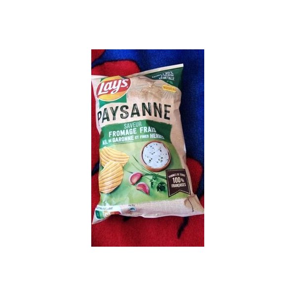 [3168930167952] Lay's Paysanne saveur fromage frais ail de Garonne et fines herbes