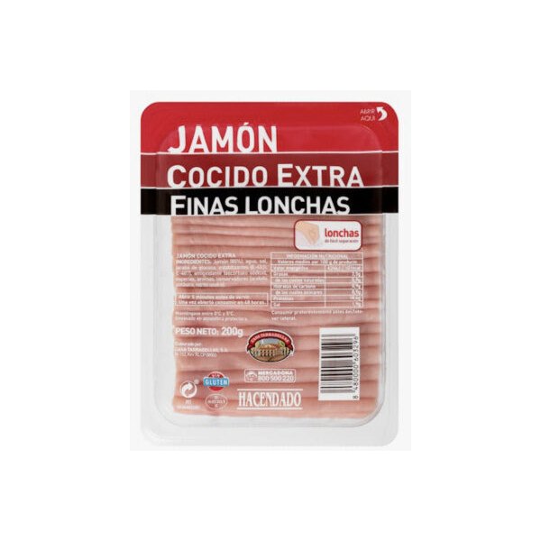 [8480000603296] Jamón cocido Hacendado
