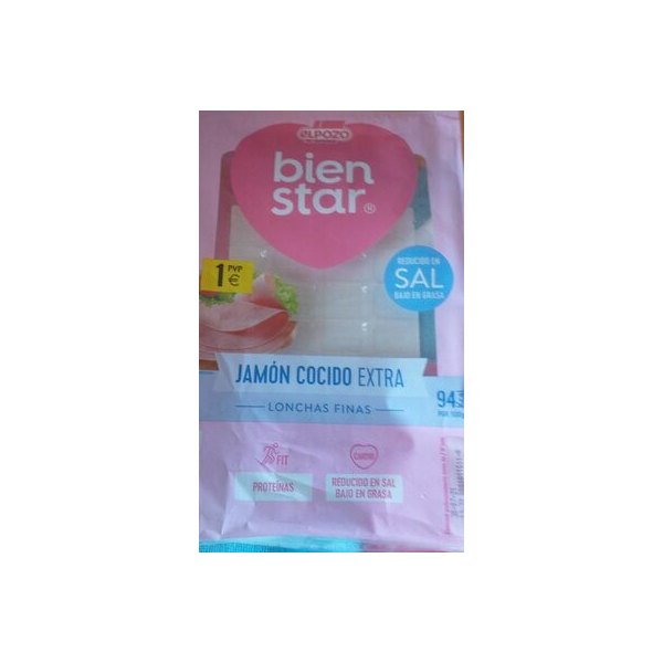 [8410843012559] Bien Star jamón cocido Elpozo