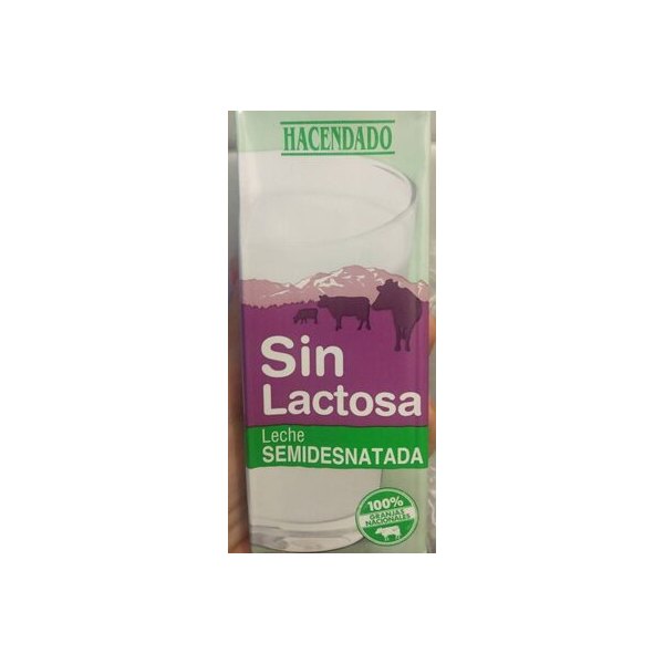 [8480000107329] Leche semidesnatada sin lactosa Hacendado