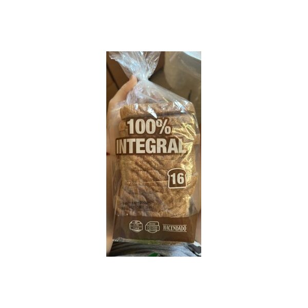 [8480000823281] Pan de Molde 100% Integral Hacendado