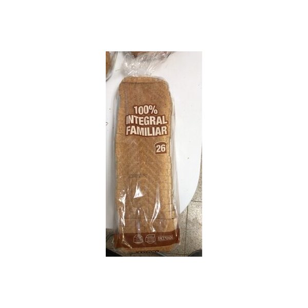 [8480000838865] Pan de molde 100% integral familiar Hacendado