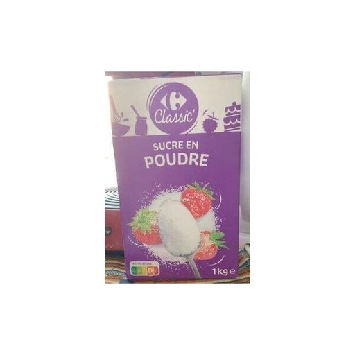 Azúcar blanco en polvo Carrefour